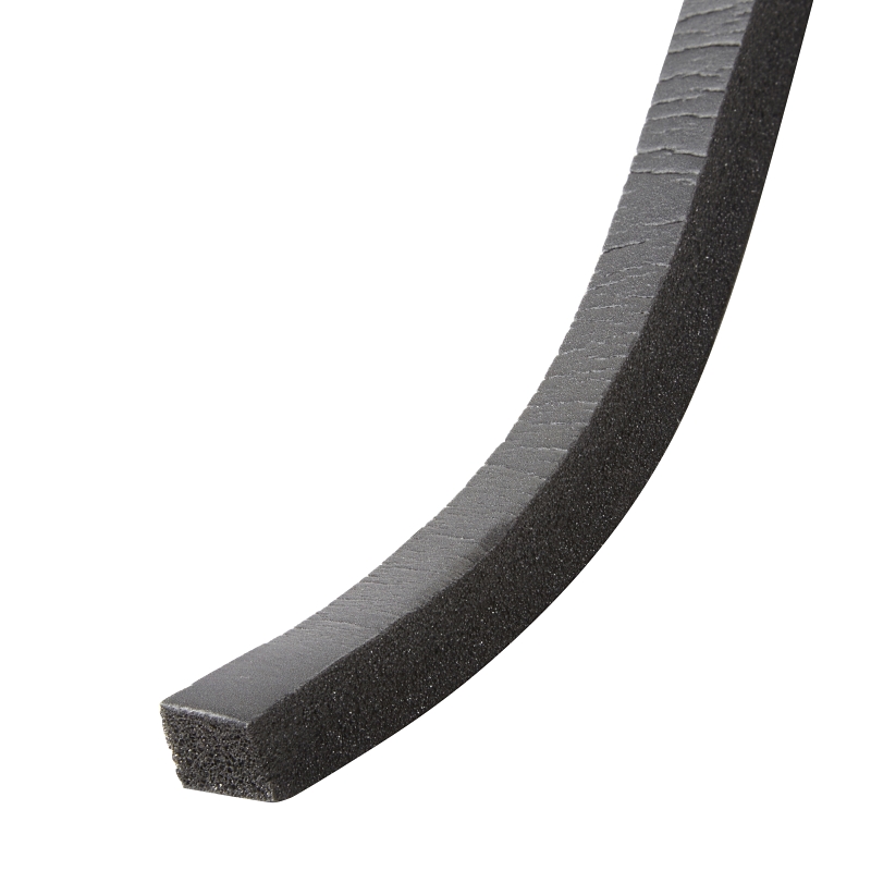 Frost King R930H Weatherseal Tape, 1/2 in W, 10 ft L, 9/16 in Thick, Rubber Foam, Black