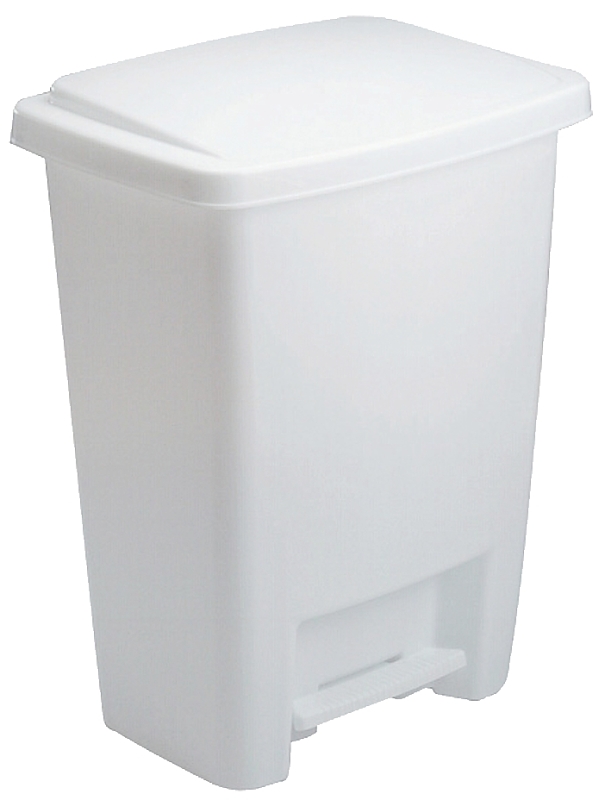 Rubbermaid FG284187WHT Waste Basket, 33 qt Capacity, Plastic, White, 19 in H