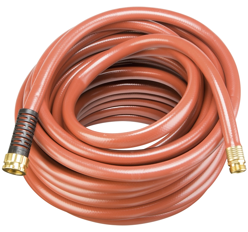 Swan SNCG34100 Garden Hose, 100 ft L, Rubber/Vinyl, Red