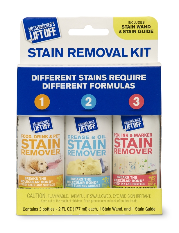 Motsenbocker's Lift Off 421-01 Stain Removal Kit, 12 oz, Liquid, Mild, Clear