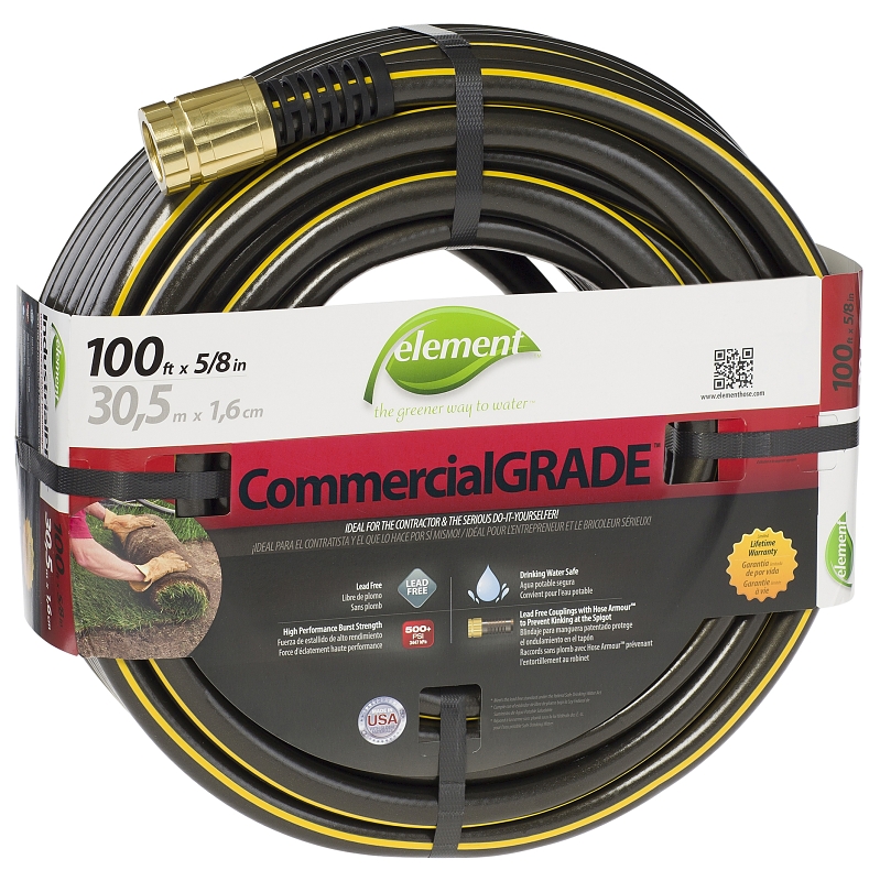 Swan ELIH58100 Garden Hose, 100 ft L