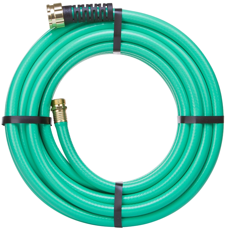 Swan CSNSS58050 Heavy-Duty Garden Hose, 5/8 in, 50 ft L, Female, PVC, Green