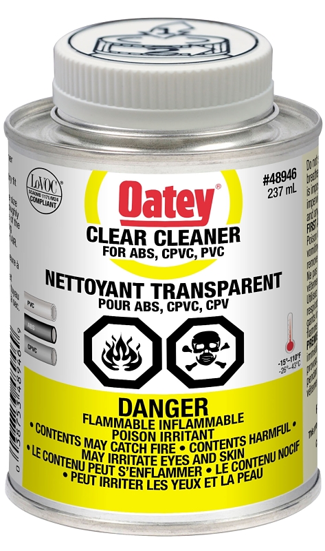 Oatey 48946/31494 Pipe Cleaner, Clear, 236 mL