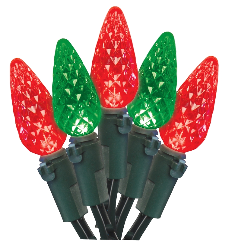 Hometown Holidays W11N0466 Outdoor Christmas Lights, LED, 70 Lamps, Red/Green, 4 x 4 x 4 in