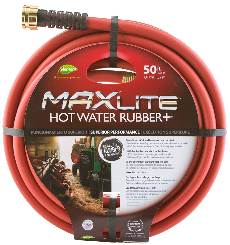 Swan SGHW58050 Garden Hose, 5/8 in, 50 ft L