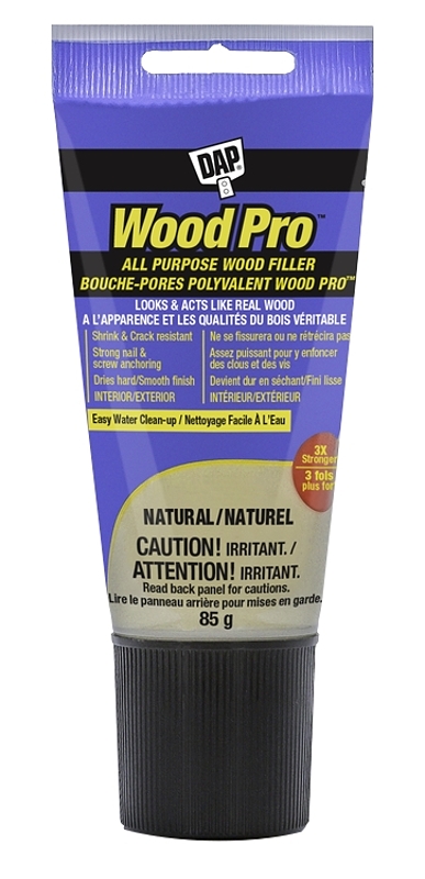 DAP WOODPRO 74294 Wood Filler, Paste, Musty, Natural, 85 g