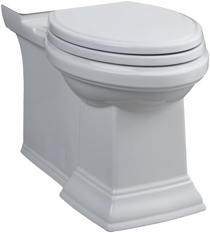 American Standard Town Square 3851A101.020 Toilet Bowl, Elongated, 1.28 gpf Flush, 12 in Rough-In, Vitreous China
