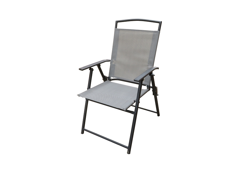 Seasonal Trends 50606 Arm Chair, 25.29 in W, 25 in D, 35.43 in H, Polyester, Grey, Powder Coated Frame
