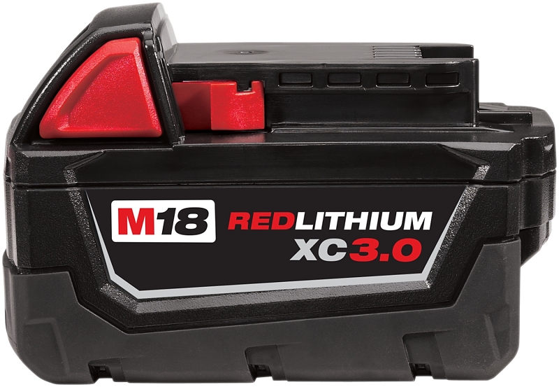 Milwaukee 48-11-1828 Battery Pack, 18 V Battery, 3 Ah, 1 hr Charging