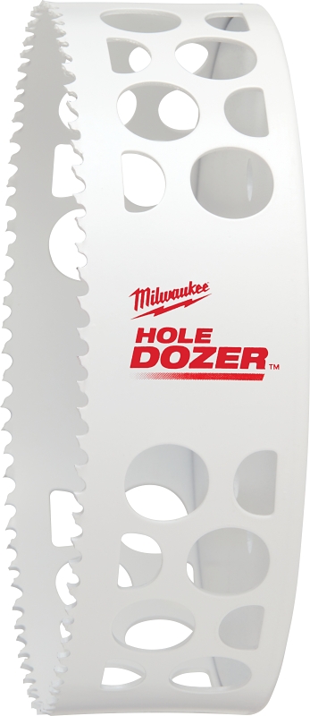 Milwaukee Hole Dozer 49-56-0253 Hole Saw, 6 in Dia, 1-5/8 in D Cutting, 5/8-18 Arbor, Bi-Metal Cutting Edge