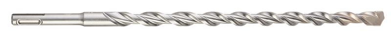 Milwaukee M/2 48-20-7474 Hammer Drill Bit, 1/2 in Dia, 12 in OAL, Spiral Flute, 4-Flute, 25/64 in Dia Shank