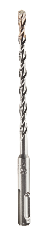 Milwaukee 48-20-7431 Hammer Drill Bit, 1/4 in Dia, 6 in OAL, Spiral Flute, 4-Flute, 25/64 in Dia Shank
