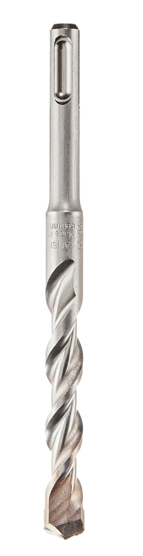 Milwaukee 48-20-7471 Hammer Drill Bit, 1/2 in Dia, 6 in OAL, Spiral Flute, 4-Flute, 25/64 in Dia Shank