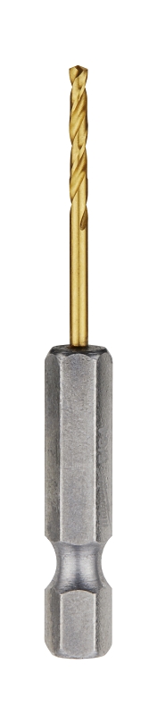 Milwaukee 48-89-4602 Impact Drill Bit, 5/64 in Dia, 2.35 in OAL, Twist Flute, 1/4 in Dia Shank, Hex Shank