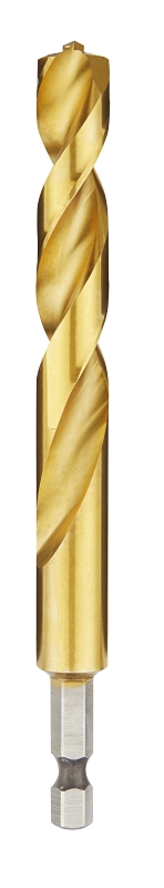 Milwaukee SHOCKWAVE Impact Duty 48-89-4627 Impact-Duty Drill Bit, 15/32 in Dia, 5 in OAL, 1/4 in Dia Shank