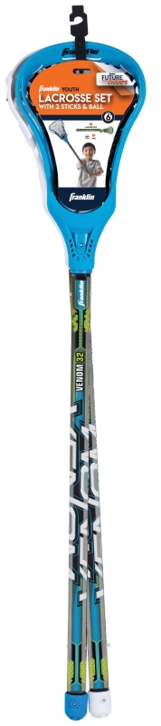 Franklin Sports 60018A Youth Lacrosse Set, 32 in L, ABS, Assorted