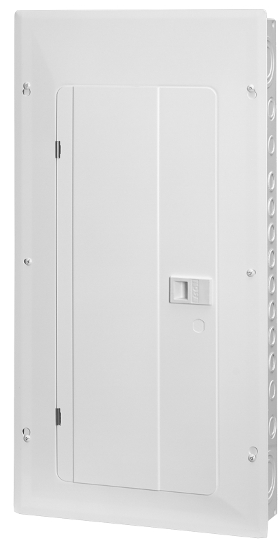 Eaton CBRPM120R Load Center, 100 A, 20-Space, 40-Circuit, Combination, Plug-In Main Breaker, Type BR, NEMA 1 Enclosure