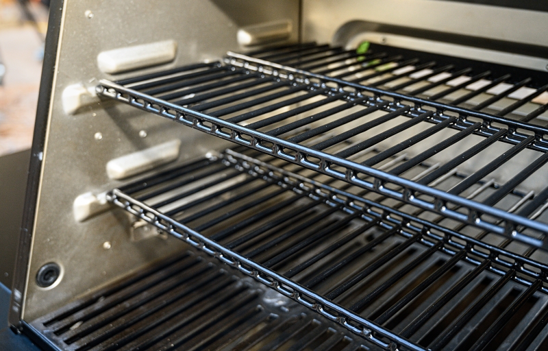 Masterbuilt Gravity MB20091420 Warming Rack, 5.275 in L, 22-1/8 in W, Steel, Porcelain-Coated