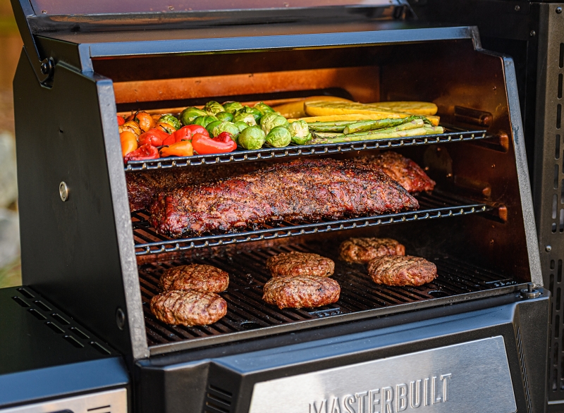 Masterbuilt Gravity MB20091420 Warming Rack, 5.275 in L, 22-1/8 in W, Steel, Porcelain-Coated