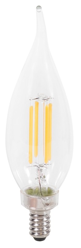 BULB LED B10/C CLEAR SFTWHT 4W