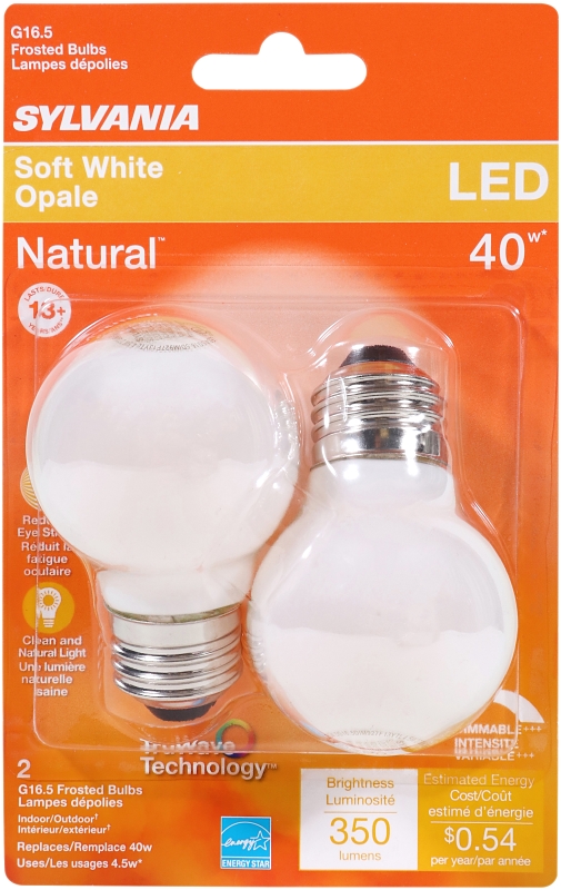 BULB LED G16.5 FROST SFTWHT 4W