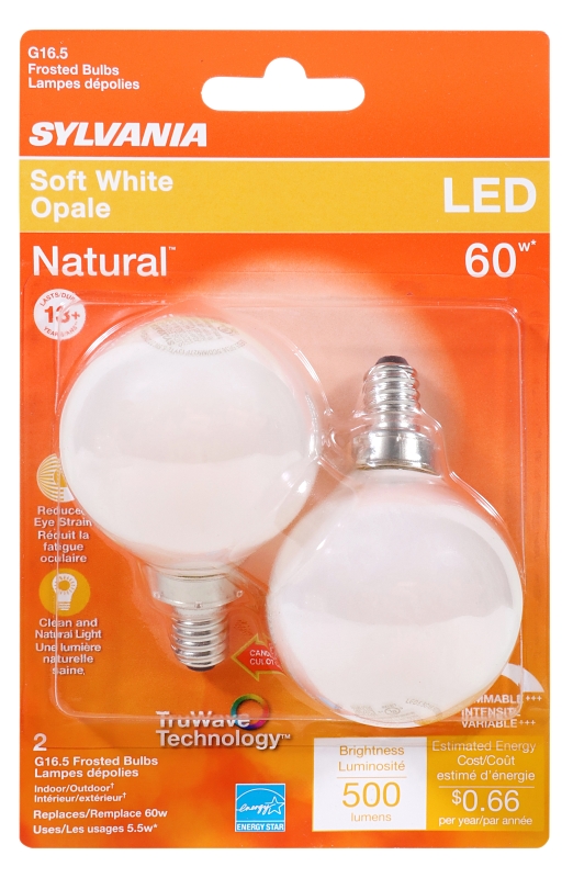BULB LED G16.5/C FRST SWHT 5W