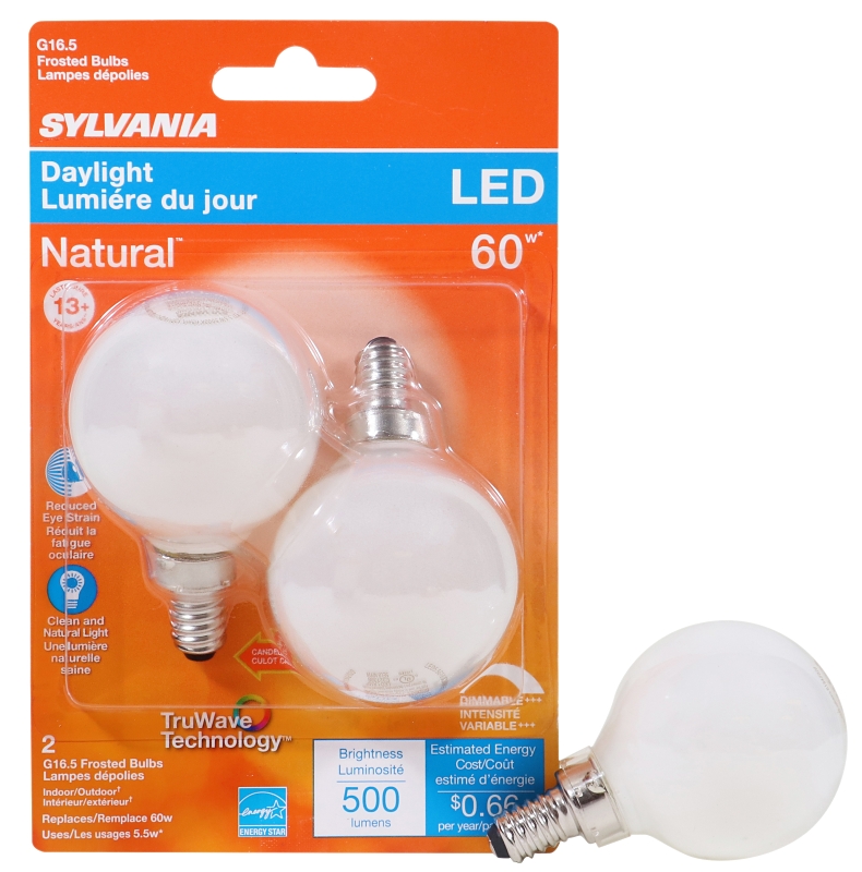 BULB LED G16.5/C FRST DAYLT 5W
