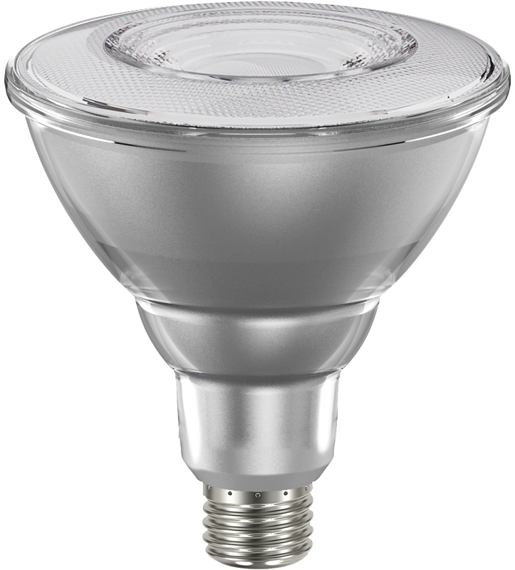 Sylvania 40901 Natural LED Bulb, Flood/Spotlight, PAR38 Lamp, E26 Lamp Base, Dimmable, Clear, Cool White Light