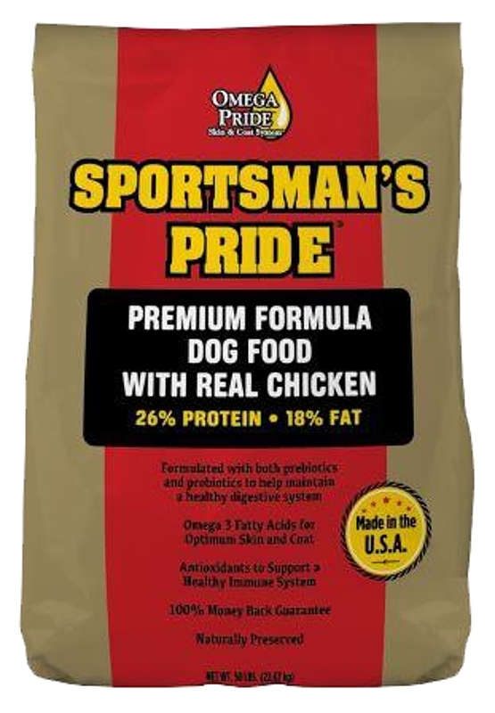 Sportsman's Pride 10320 Dog Food, Chicken Flavor, 40 lb Bag