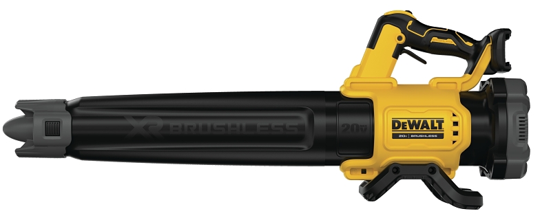 DeWALT DCBL722B Cordless Brushless Handheld Blower, 5 Ah, 20 V Battery, Lithium-Ion Battery, 450 cfm Air, Black/Yellow