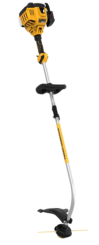 DEWALT 41AD27CC939/539 String Trimmer, Gasoline, 27 cc Engine Displacement, 2-Cycle Engine, 0.095 in Dia Line