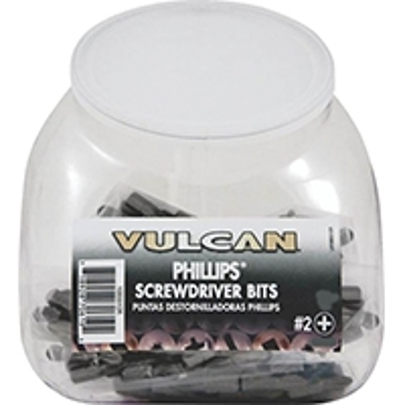 Vulcan 109871OR Screwdriver Bit, Hex Shank, S2 Chrome Molybdenum Steel