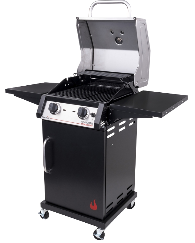 Char-Broil 463655021 Gas Grill, Liquid Propane, 1 ft 5-1/2 in W Cooking Surface, 1 ft 5-3/32 in D Cooking Surface
