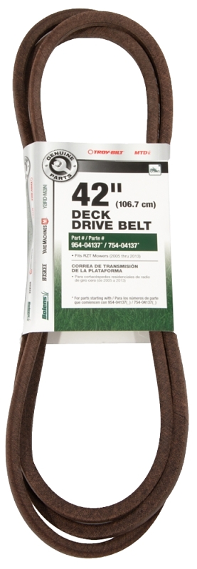 MTD 490-501-M025 Deck Drive Belt, 114.24 in L, 42 in Deck