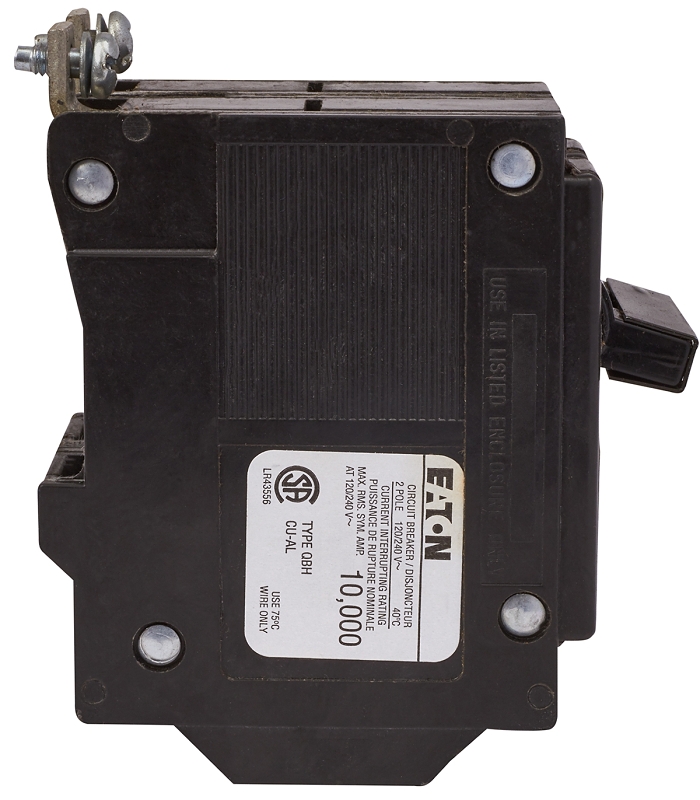 Eaton QBH260 Replacement Classic Circuit Breaker, Type QBH, 60 A, 2-Pole, 120/240 VAC