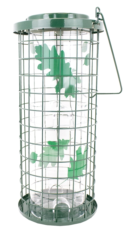 Perky-Pet Squirrel Stumper 114G Bird Feeder, 12.9 in H, 3 lb, Metal/Plastic, Powder-Coated