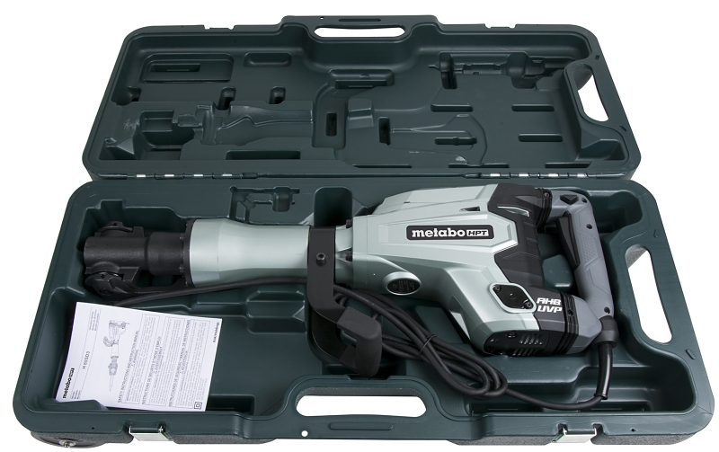 Metabo HPT H65SD3M Demolition Hammer, 10.8 A, 3/8 in Chuck, 1400 bpm, 33.2 ft-lb Impact Energy