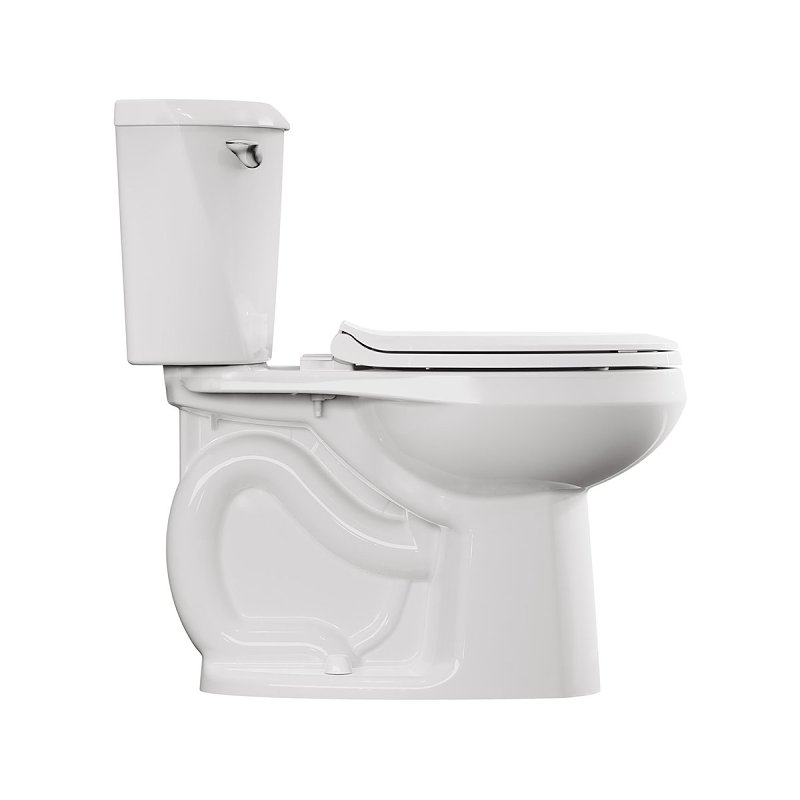 American Standard 736AA101.020 Complete Toilet, Elongated Bowl, 1.28 gpf Flush, 12 in Rough-In, 16-1/2 in H Rim, White