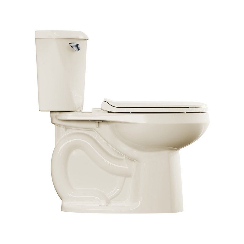 American Standard 736AA101.021 Complete Toilet, Elongated Bowl, 1.28 gpf Flush, 12 in Rough-In, 16-1/2 in H Rim, Bone, ADA Compliant