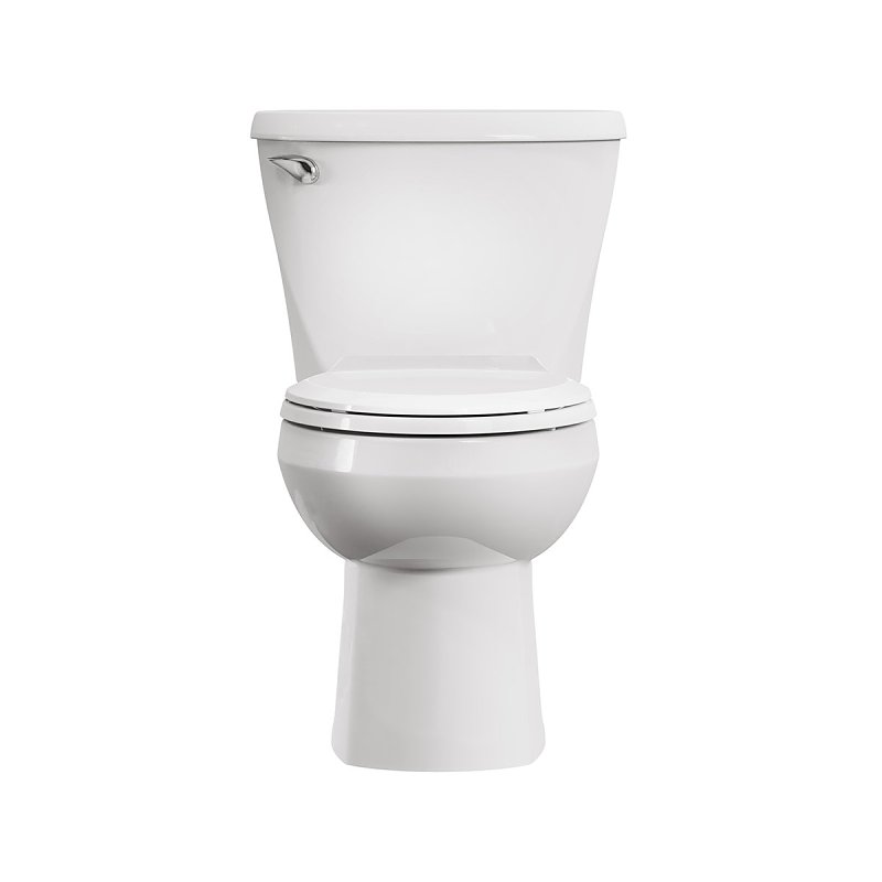 American Standard 736CA101.020 Complete Toilet, Elongated Bowl, 1.28 gpf Flush, 12 in Rough-In, 15 in H Rim, White