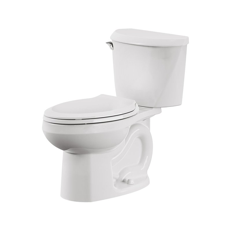 American Standard 736CA101.020 Complete Toilet, Elongated Bowl, 1.28 gpf Flush, 12 in Rough-In, 15 in H Rim, White