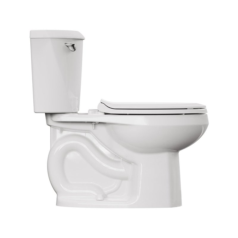 American Standard 736CA101.020 Complete Toilet, Elongated Bowl, 1.28 gpf Flush, 12 in Rough-In, 15 in H Rim, White