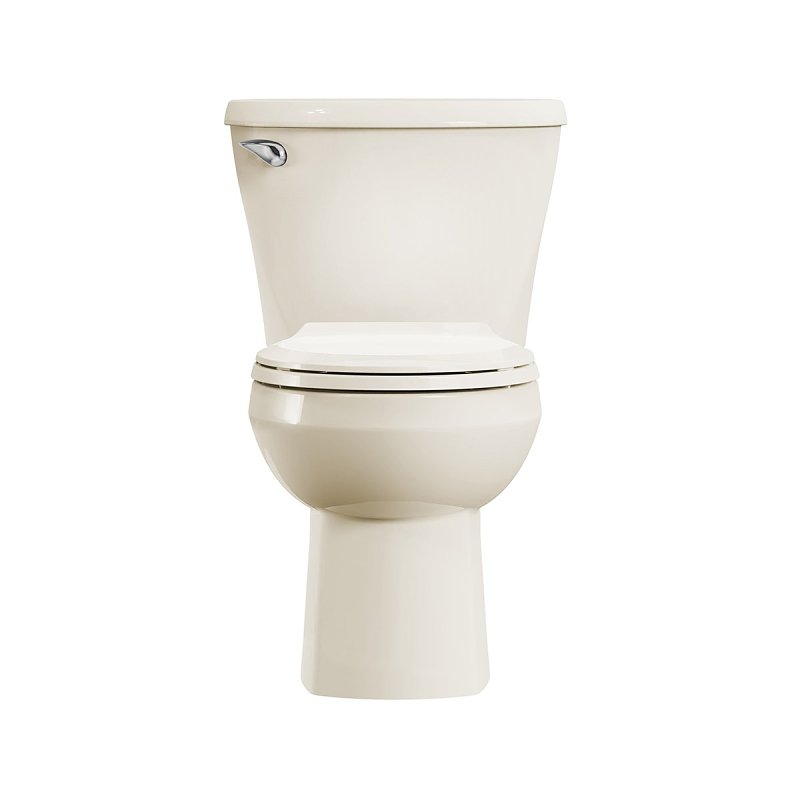 American Standard 736DA101.021 Complete Toilet, Round Front Bowl, 1.28 gpf Flush, 12 in Rough-In, 15 in H Rim, Bone