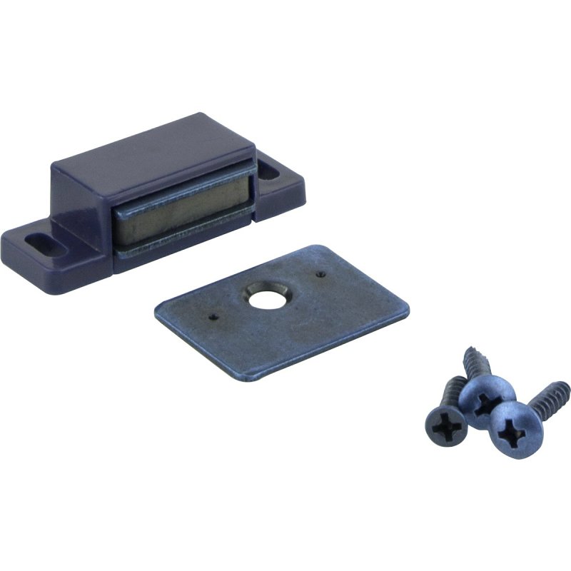 Hardware Resources KFCMS-A-BR2 Door Catch, Plastic, Brass