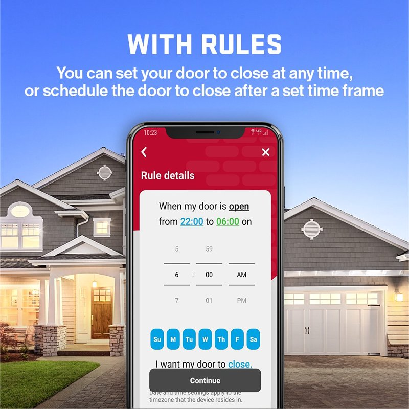 Genie 39626V/3155-TV Garage Door Opener, Smartphone Control