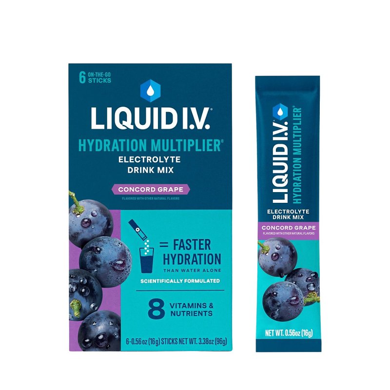 Liquid I.V. LVM6020 Drink Mix, Concord Grape