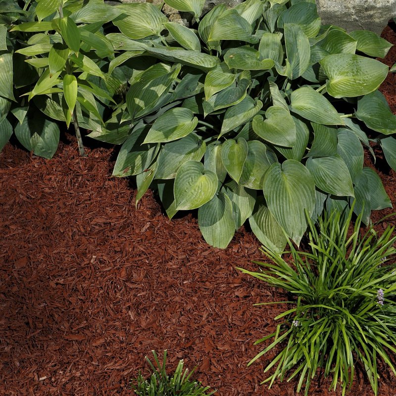 GroundSmart GSBF08RD96 Landscape Mulch, 9.6 sq-ft Coverage Area, Rubber, Red, 0.8 cu-ft Bag