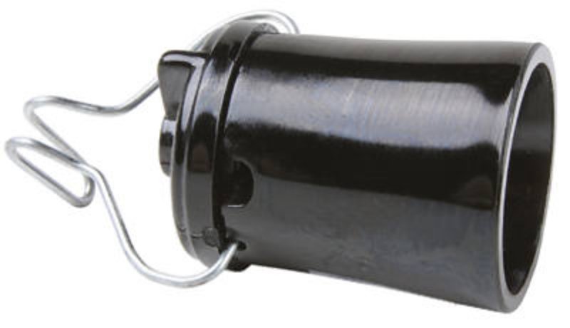 Pass & Seymour 43308CC10 Lamp Holder, 1.44 in L x 2 in H Dimensions, 250 V, 660 W, Phenolic Housing Material, Black