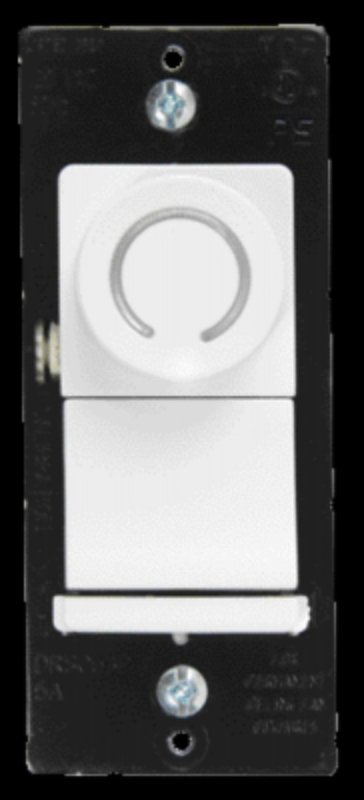 Legrand Wide Slide TradeMaster Series DRCL453PWCCV4 Dimmer, 120 VAC, 450 W, CFL, Incandescent, LED Lamp, 3-Way, White