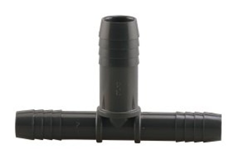 Boshart PPRT-070505 Reducing Pipe Tee, 3/4 x 1/2 x 1/2 in, Insert, Polyethylene